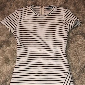 LULU’S BODYCON STRIPED DRESS